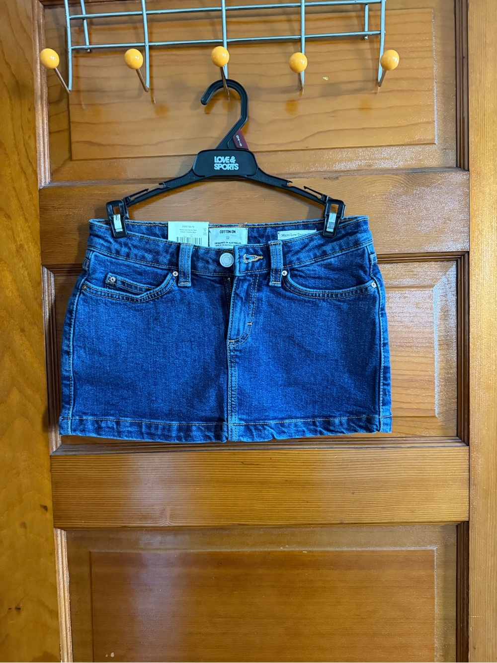 Cotton On Blue Denim Mini Skirt